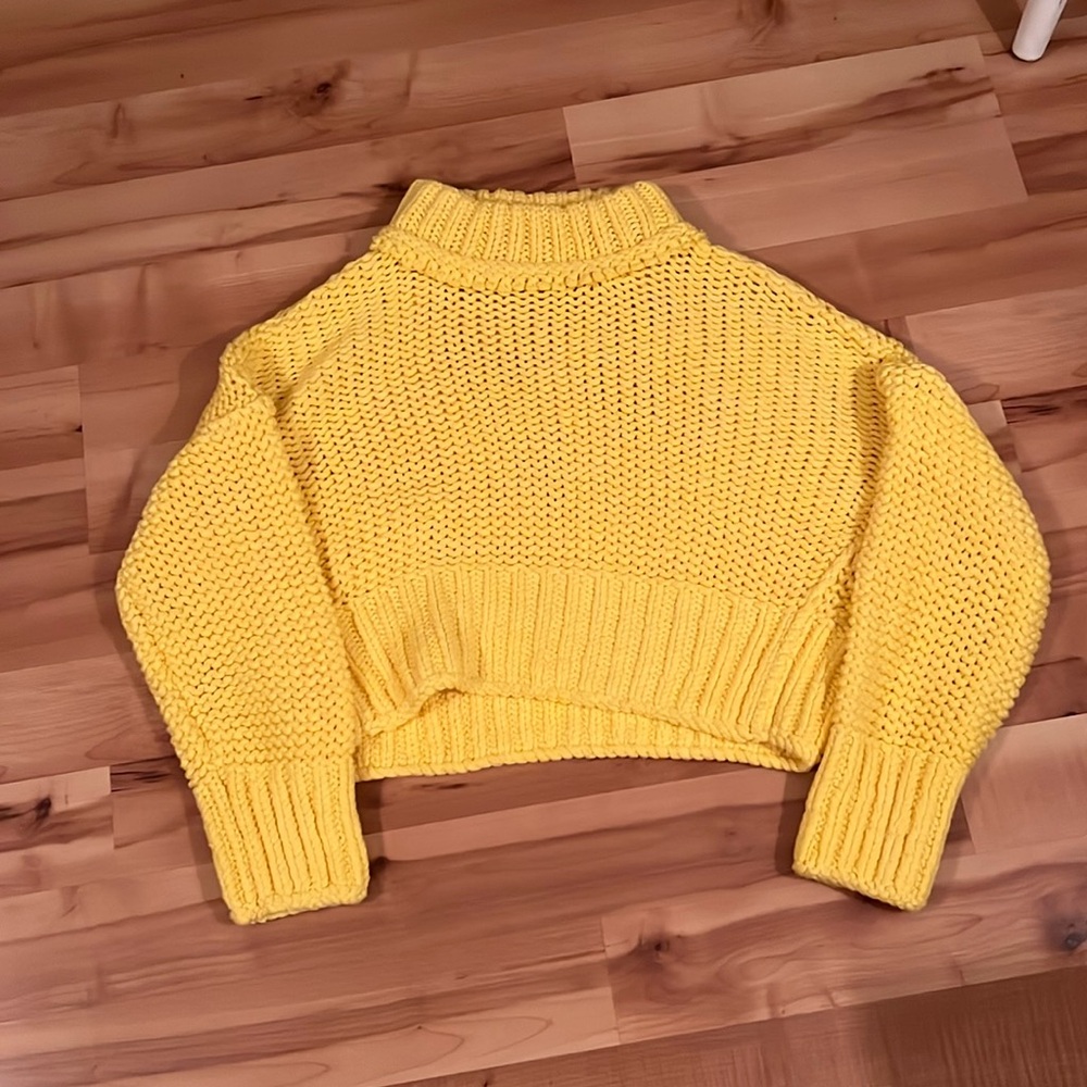 Free people chunky knit sweater